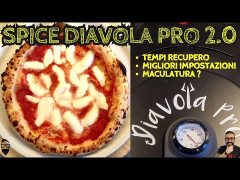 Spice Diavola pro 2.0 How to set the temperature - pizza cooking heat  recovery time - YouTube