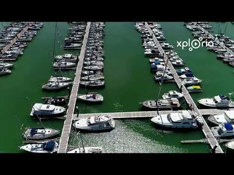 Blankenberge ports, Belgium 2019.07 aerial video