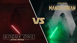 Darth Vader vs Luke Skywalker Hallway Scene Comparison [Star Wars]