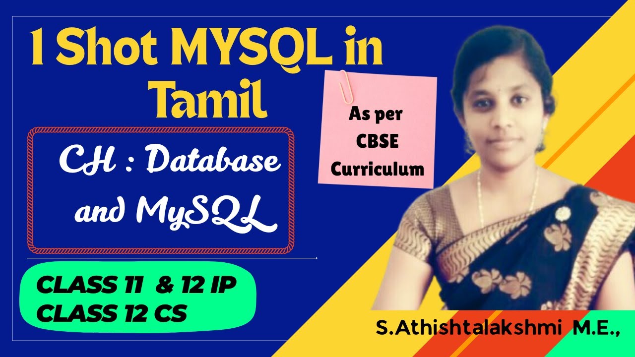 Database Management system - Mysql | CBSE Class 12 CS/IP - YouTube