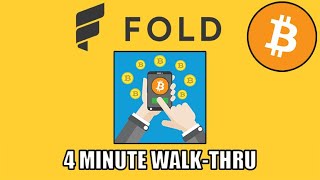 How To Earn Bitcoin Back On Your Phone With The Fold App. [4 Minute Walk-Thru] screenshot 4