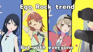 Ego Rock trend but with all 20 Pjsekai characters