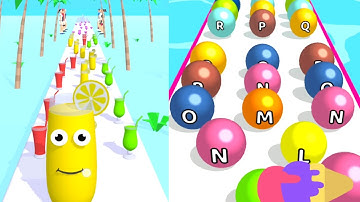 juice run vs a-z run fungames max level update new #juicerun #azrun #satisfyinggame #relaxgaming