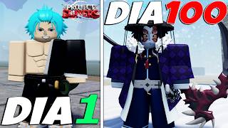 SOBREVIVI 100 DIAS NO PROJECT SLAYERS EM PLENO 2026! 💀 (SEM GASTAR ROBUX)
