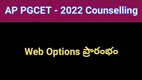 #ap pgcet 2022 web options date #sampath information