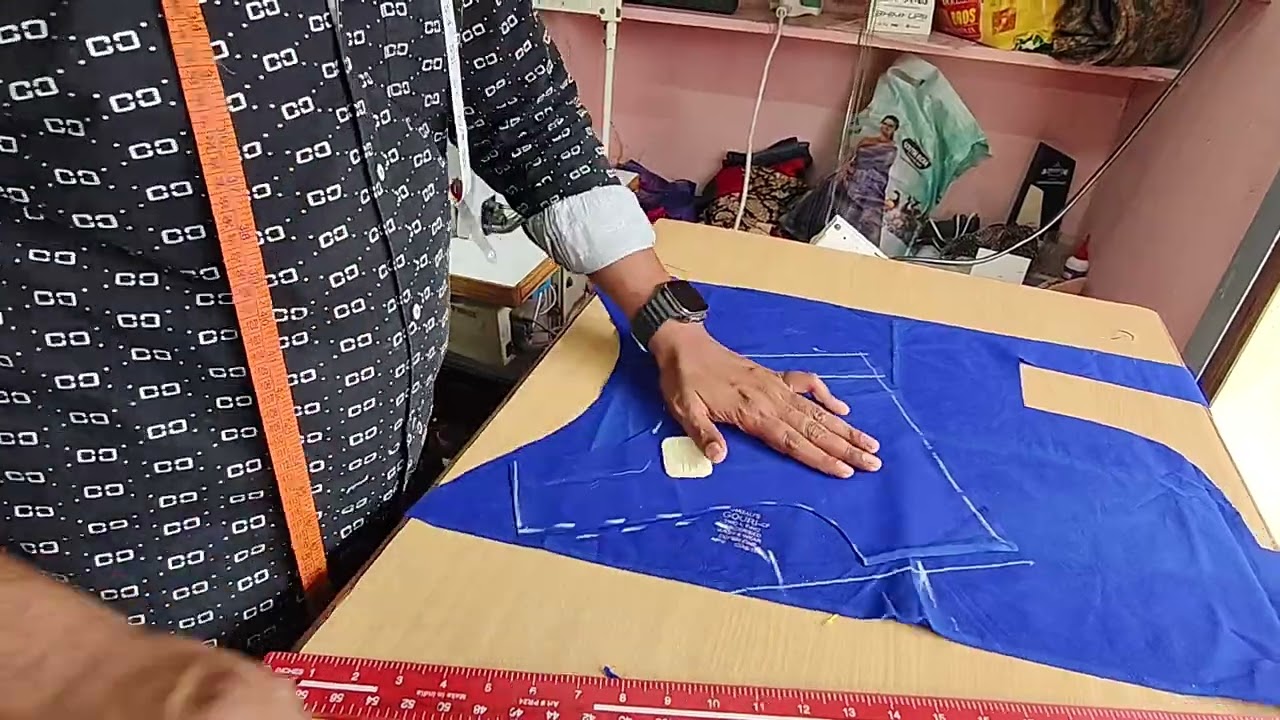 #5నిమిషాలో  బ్లౌజ్ కటింగ్ 