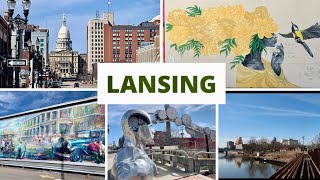 Lansing River Trail And Downtown / Lansing, Michigan