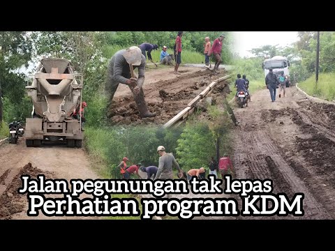 Road access is completely closed, mountain village roads, carry out KDM program casting