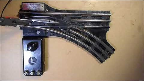 Lionel O22 switch track and controller repair
