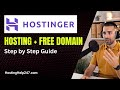 How to Buy Hostinger Hosting with Free Domain in 2026: a Step-By-Step Guide