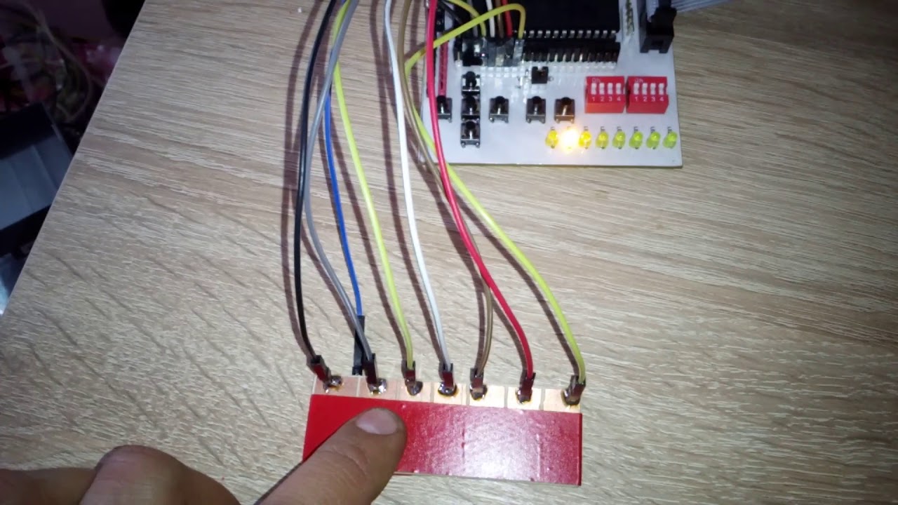Qtouch Bascom AVR - YouTube
