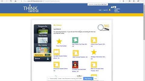 Think Central - Signing in & Using Site