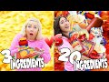 3 VS 7 VS 20 INGREDIENTS PIZZA CHALLENGE!