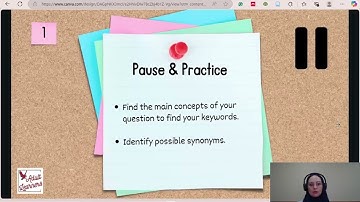 Database Search Strategy -  Adult Learner Video