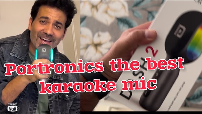 PORTRONICS DASH 2  Wireless Karaoke MIC with SPEAKER 