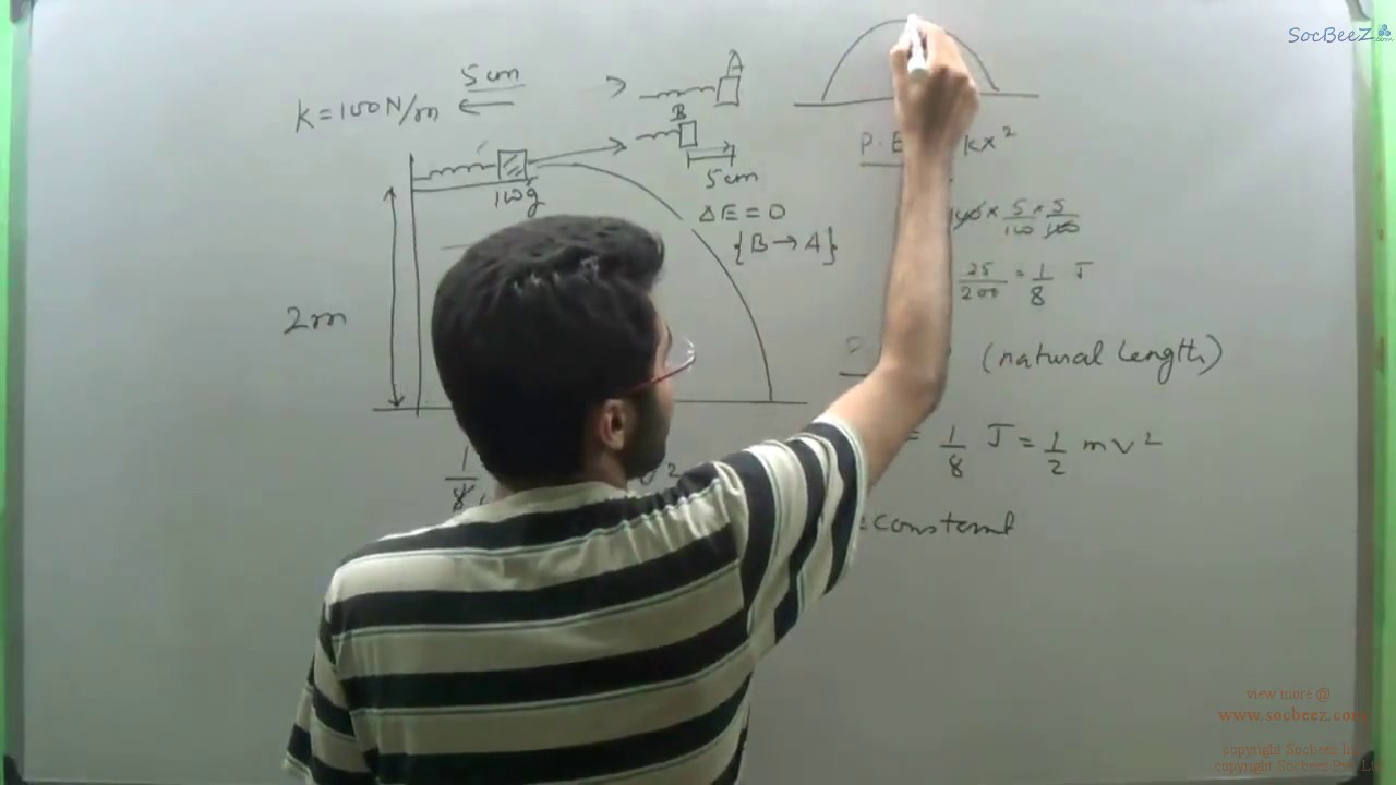 Work, Energy and Power - P10 - Examples/Problems 5 - YouTube