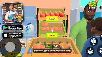 Supermarket Tycoon 3D - Full Shelves - Gameplay Walkthrough 7 (Android, iOS)