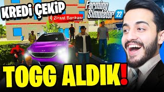 ZİRAAT BANKASINDAN KREDİ ÇEKİP TOGG SATIN ALDIK! 8 Kişilik Dev Ekip! Farming Simülatör 3