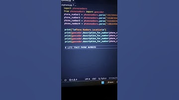 Track phone location using python #computer #code #newshorts #viralshorts