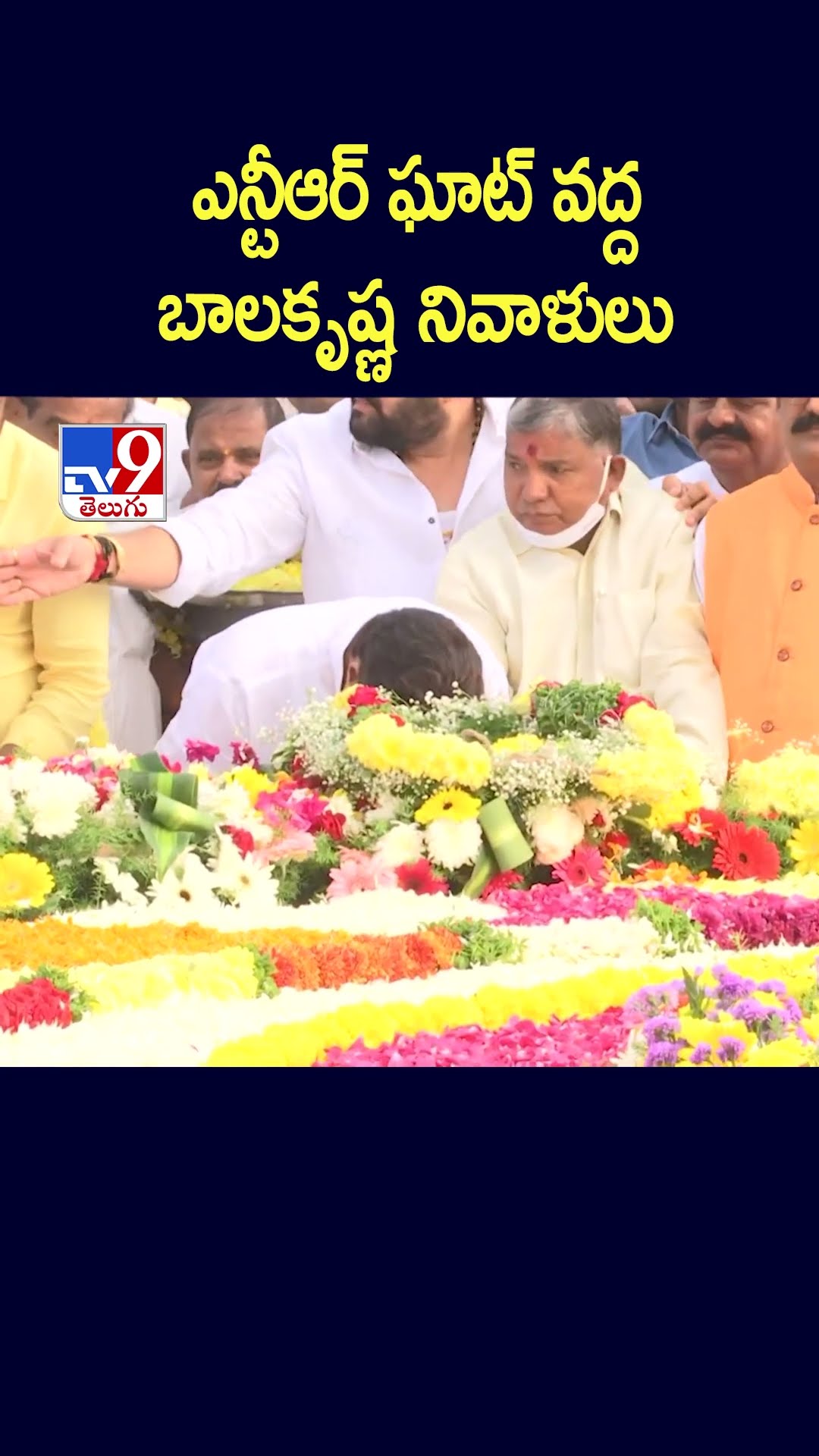 ఎన్టీఆర్‌ ఘాట్‌ వద్ద బాలకృష్ణ నివాళులు - TV9