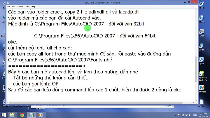 Lỗi không mở được autocad 2007 trên win 7 64bit