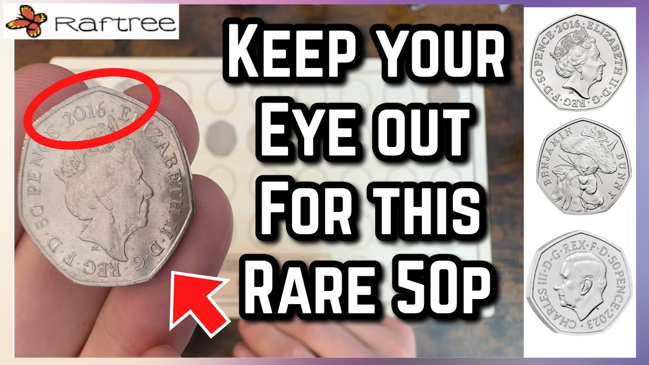 В рамках акции «Охота за монетами на 250 фунтов» найдена монета в 50 пенсов, которая стоит 10 фун...