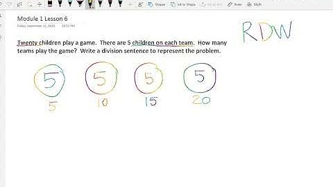 3rd Grade Module 1 Lesson 6 Application Problem