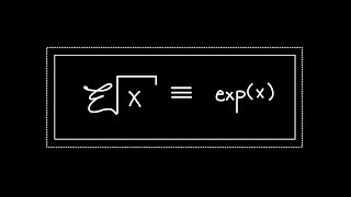 Physicist Explains - New Exponential Notation and Generating Functions