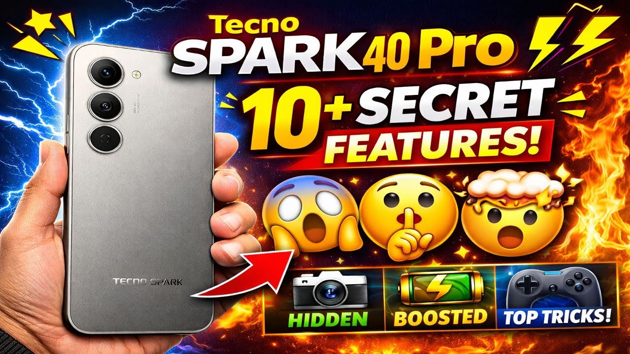 Tecno Spark 40 Pro 🔥 10+ секретных функций, которые вы ОБЯЗАТЕЛЬНО должны знать в 2026 году! 😱