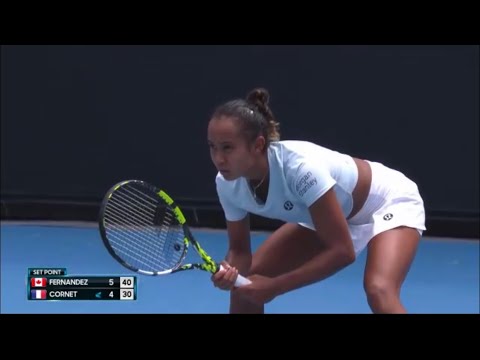 Leylah Fernandez 🇨🇦 Vs Alize Cornet 🇫🇷 Australian Open Tennis Coverage