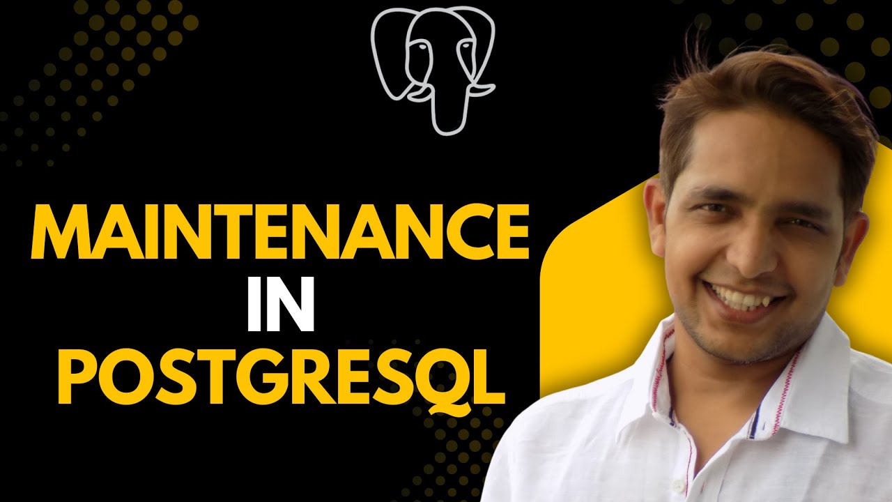 PostgreSQL Crash Course Day 18: Maintenance in PostgreSQL - YouTube