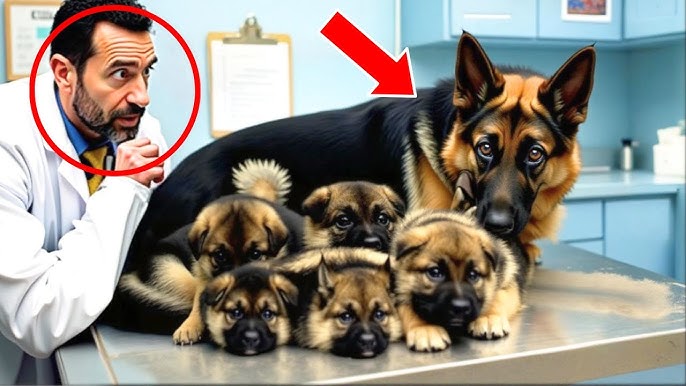 Dog Gave Birth to 5 puppies. Then The Vet Screamed In Shock When He Saw  What Came Out! - YouTube