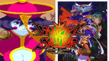 Vampire Savior The Lord of Vampire (Arcade)  - hsien ko Playthrough