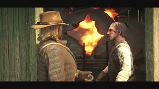RDR2 - Seamus Buys An Oil Wagon Three Seconds Before The Explosion