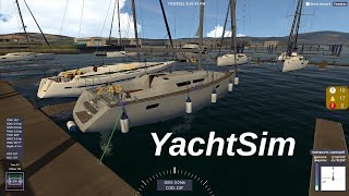 Стрим по YachtSim ::: Швартовка кормой