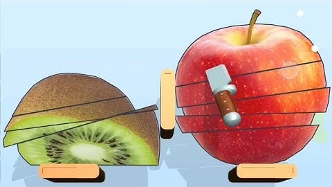 Slice it!!! Level 1035-40 | ASMR Slicing Delicious fruit shake Very Relaxing ASMR Fruit cutting Game