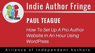 How To Set Up A Pro Author Website In An Hour Using WordPress Update