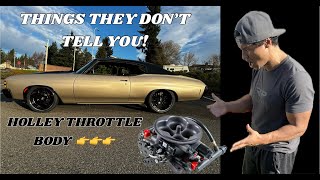 HOLLEY EFI 4BBL THROTTLE BODY ISSUE & FIX | READ DESCRIPTION | INTAKE MOD | 1971 CHEVELLE MALIBU by MrGriffin23 945 views 1 month ago 17 minutes