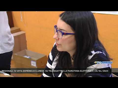 REGIONALI: SI VOTA DOMENICA E LUNEDI', SU TELEQUATTRO LA MARATONA ELETTORALE | 01/04/2023
