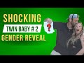 SHOCKING Gender Reveal for Twin Baby #2! (Raw Reactions) #pregnancy #genderreveal #twins  #surprise image