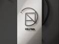 delfina #delfina #logodesign #namelogodesign #artandcraft #youtubeshorts #shorts #growonyoutube #bts