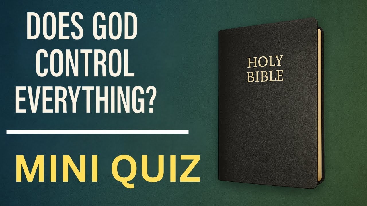 Free Will vs God’s Control – What the Bible Really Says - YouTube