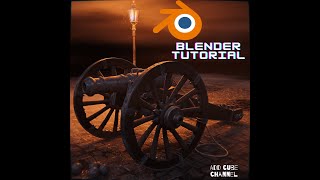 How To Make A Realistic Cannon In Blender - Timelapse