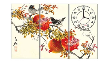 Tường Xinh - Tranh đồng hồ nghệ thuật - PT0108