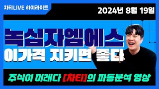 [차티] #녹십자엠에스 여기지켜주면 한번더 노릴만 합니다 대응필독! [주미다 3시 마감브리핑] - 24.08.19