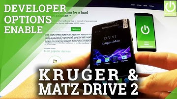How to Access Developer Options in KRUGER & MATZ Drive 2