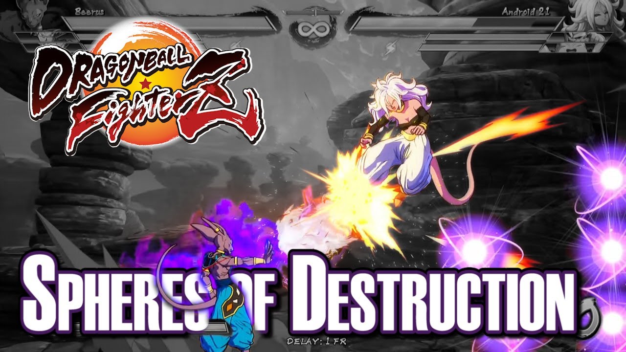 [Obsoleted]【DBFZ v1.24】 Beerus: solo orb formation combos for fun (ビルス·多重破壊球·コンボ)