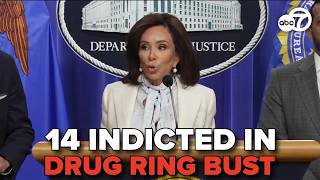 🔴LIVE | US Attorney Pirro announces indictment against 14 in drug ring bust Details