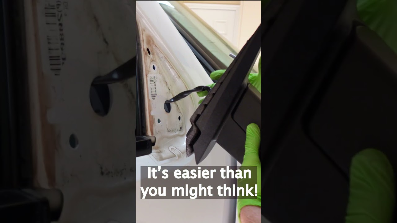 Fix Your Broken Side Mirror in Seconds! 🔧 #SilveradoDIY