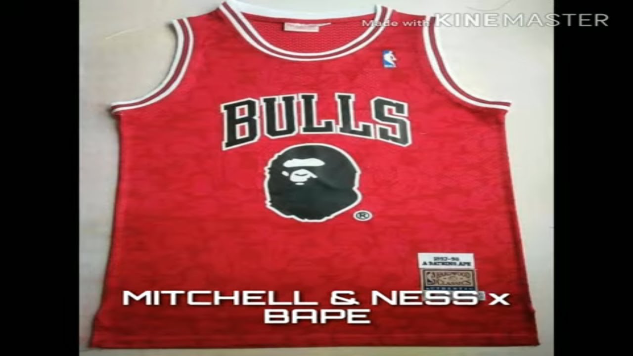 bape bulls jersey